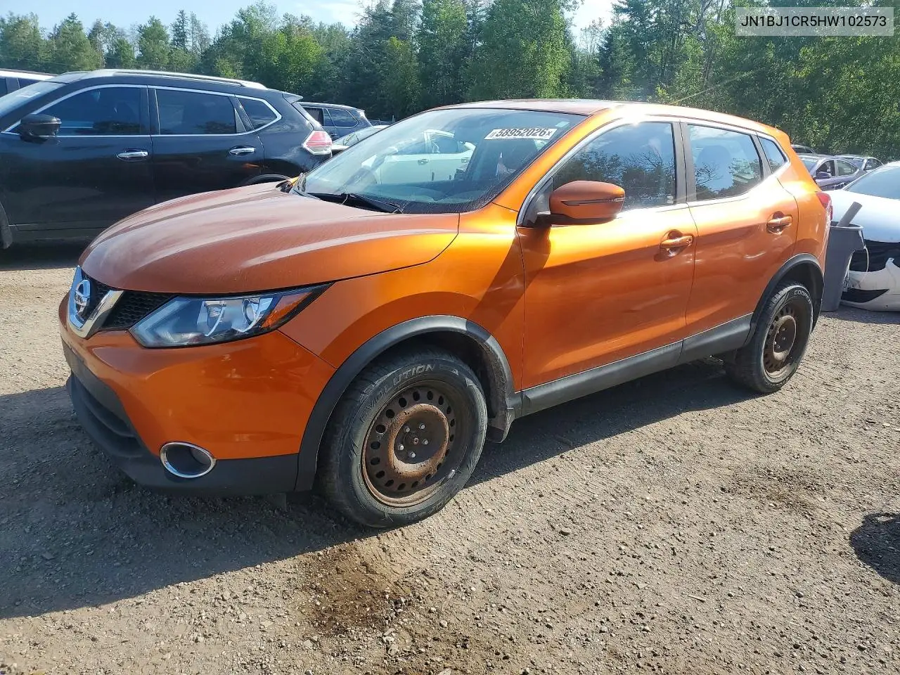 2017 Nissan Qashqai Sv VIN: JN1BJ1CR5HW102573 Lot: 58952026