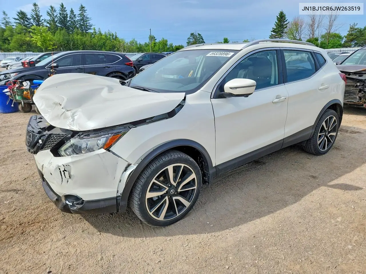 2018 Nissan Qashqai VIN: JN1BJ1CR6JW263519 Lot: 59328896