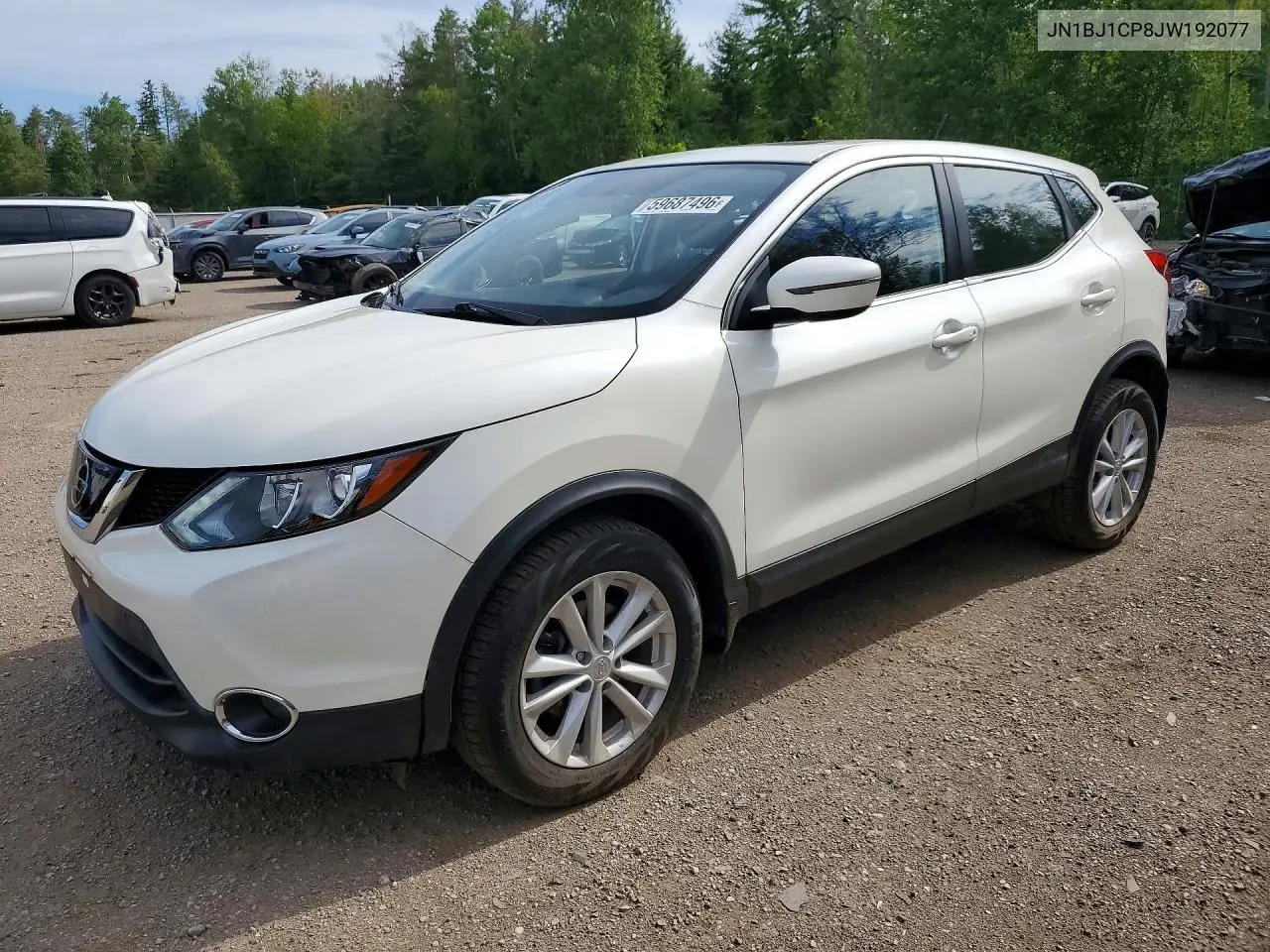 2018 Niss Qashqai Sv VIN: JN1BJ1CP8JW192077 Lot: 59687496