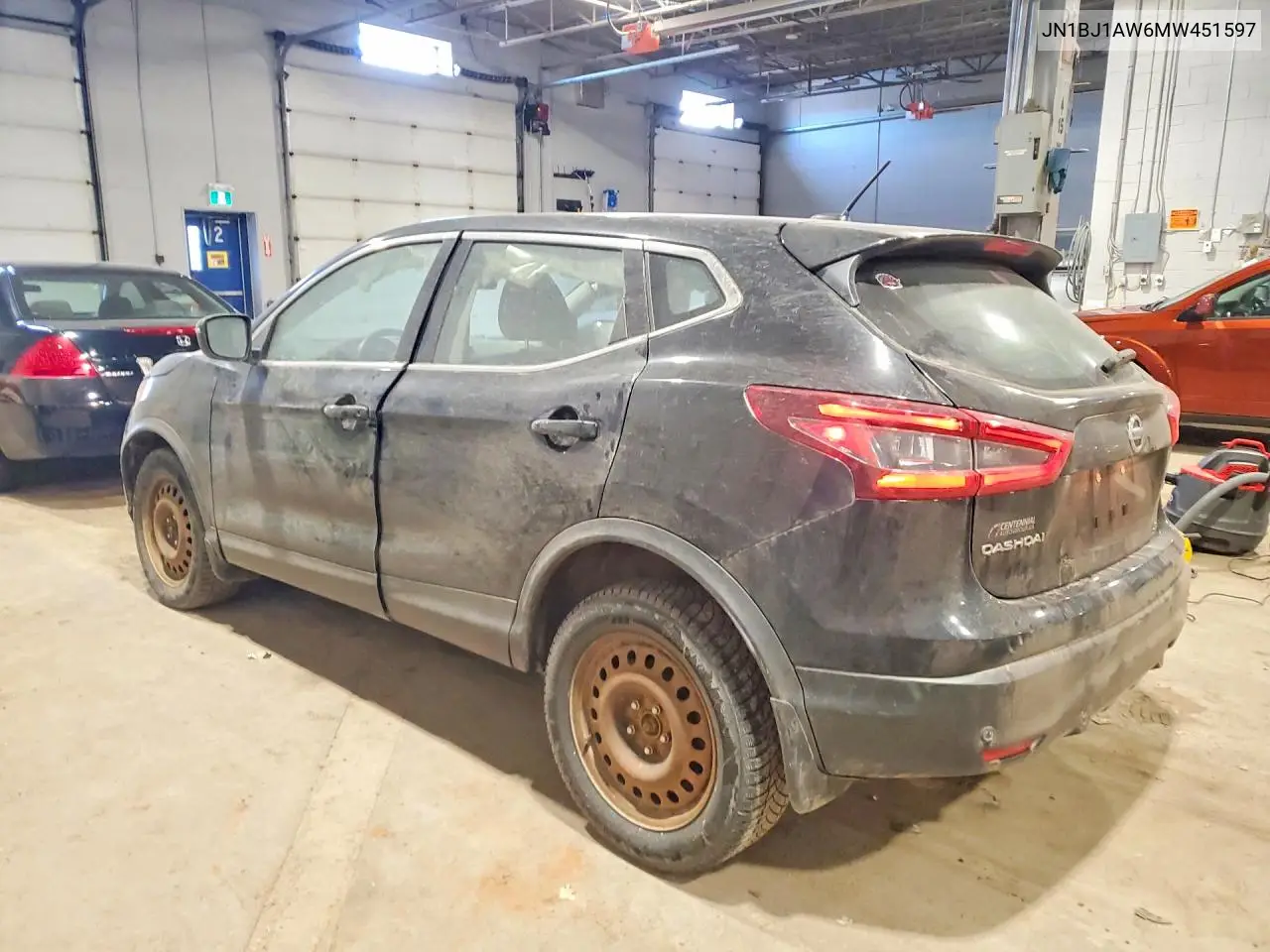 2021 Nissan Qashqai S VIN: JN1BJ1AW6MW451597 Lot: 46375136