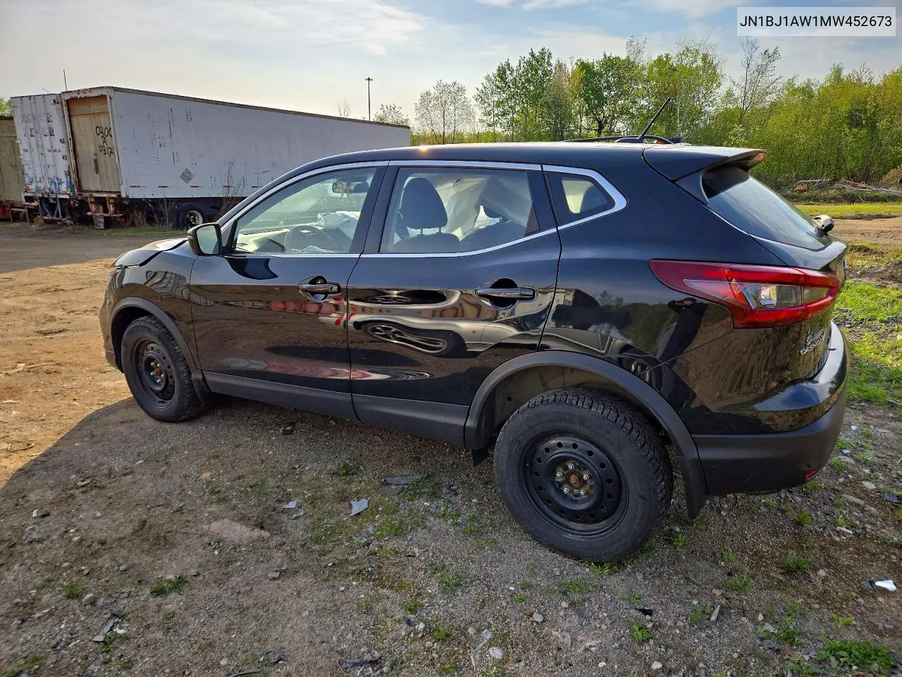 2021 Nissan Qashqai S VIN: JN1BJ1AW1MW452673 Lot: 55400406