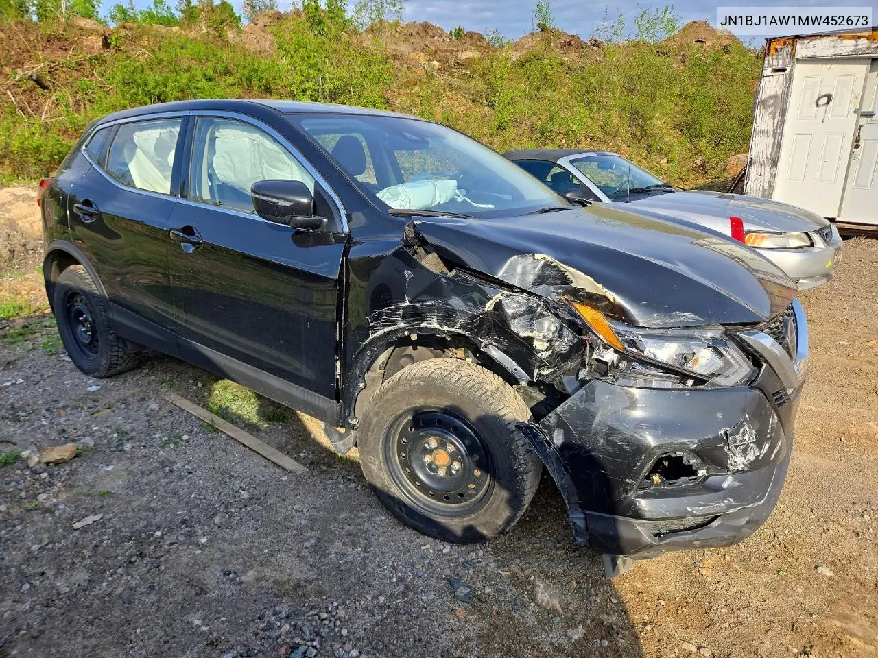 2021 Nissan Qashqai S VIN: JN1BJ1AW1MW452673 Lot: 55400406