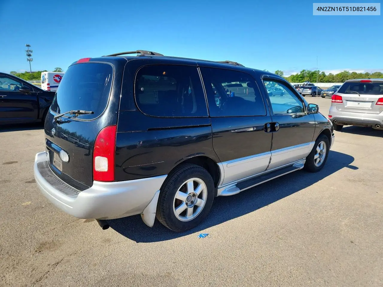 2001 Nissan Quest Se VIN: 4N2ZN16T51D821456 Lot: 57065496