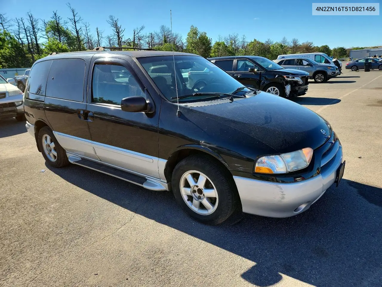 2001 Nissan Quest Se VIN: 4N2ZN16T51D821456 Lot: 57065496