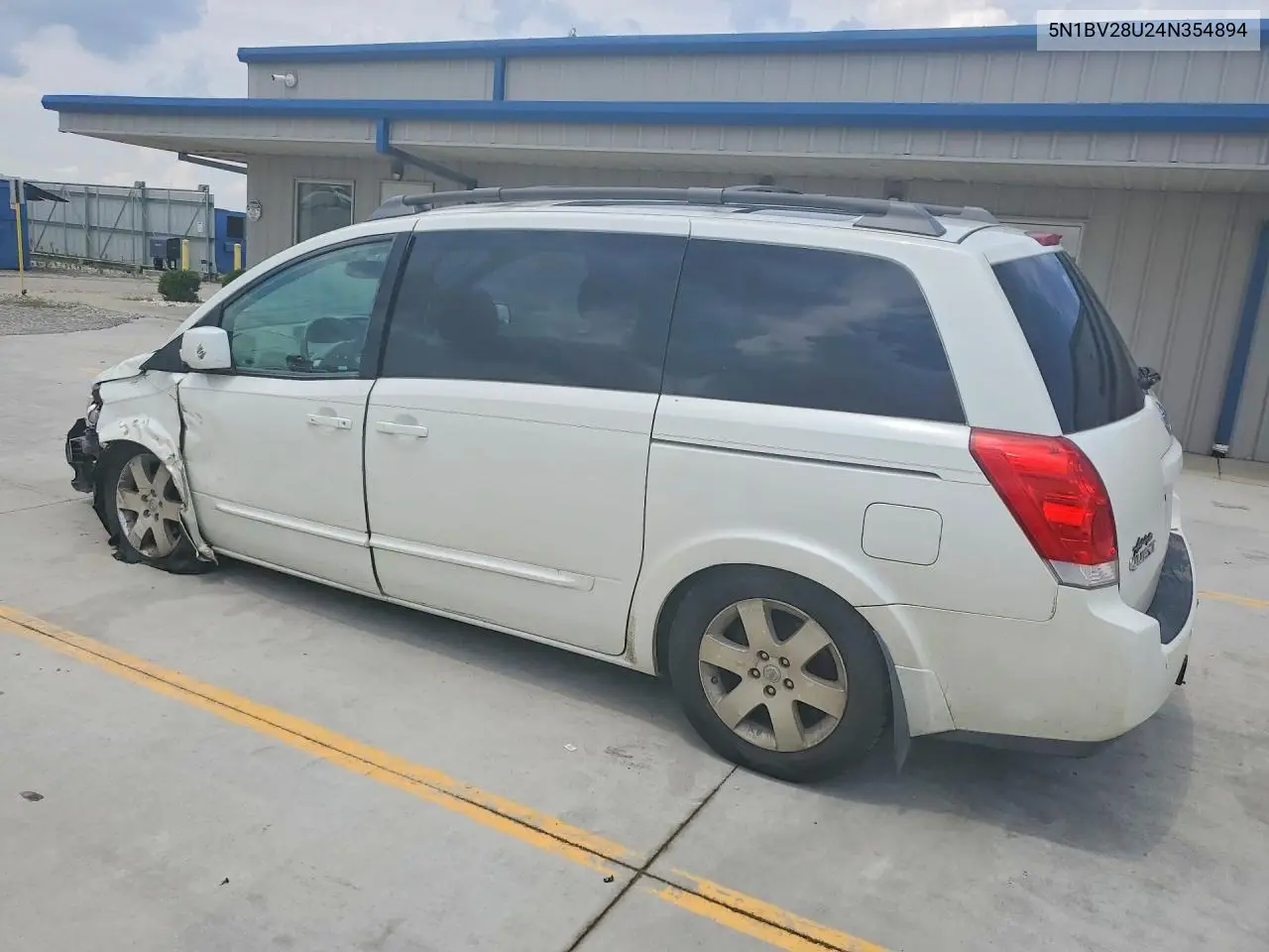 2004 Nissan Quest 3.5 S VIN: 5N1BV28U24N354894 Lot: 60298696