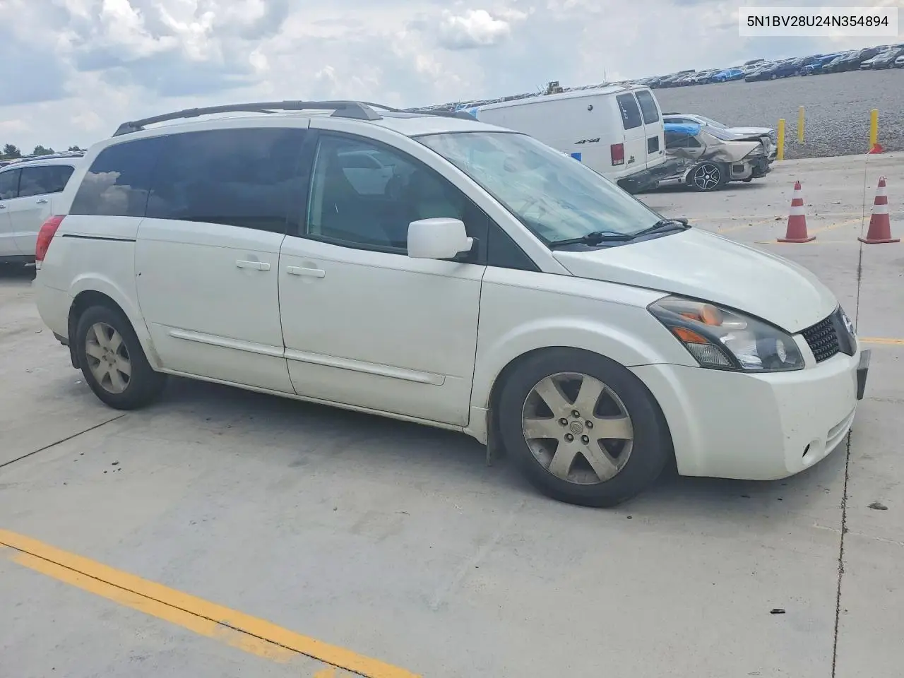 2004 Nissan Quest 3.5 S VIN: 5N1BV28U24N354894 Lot: 60298696