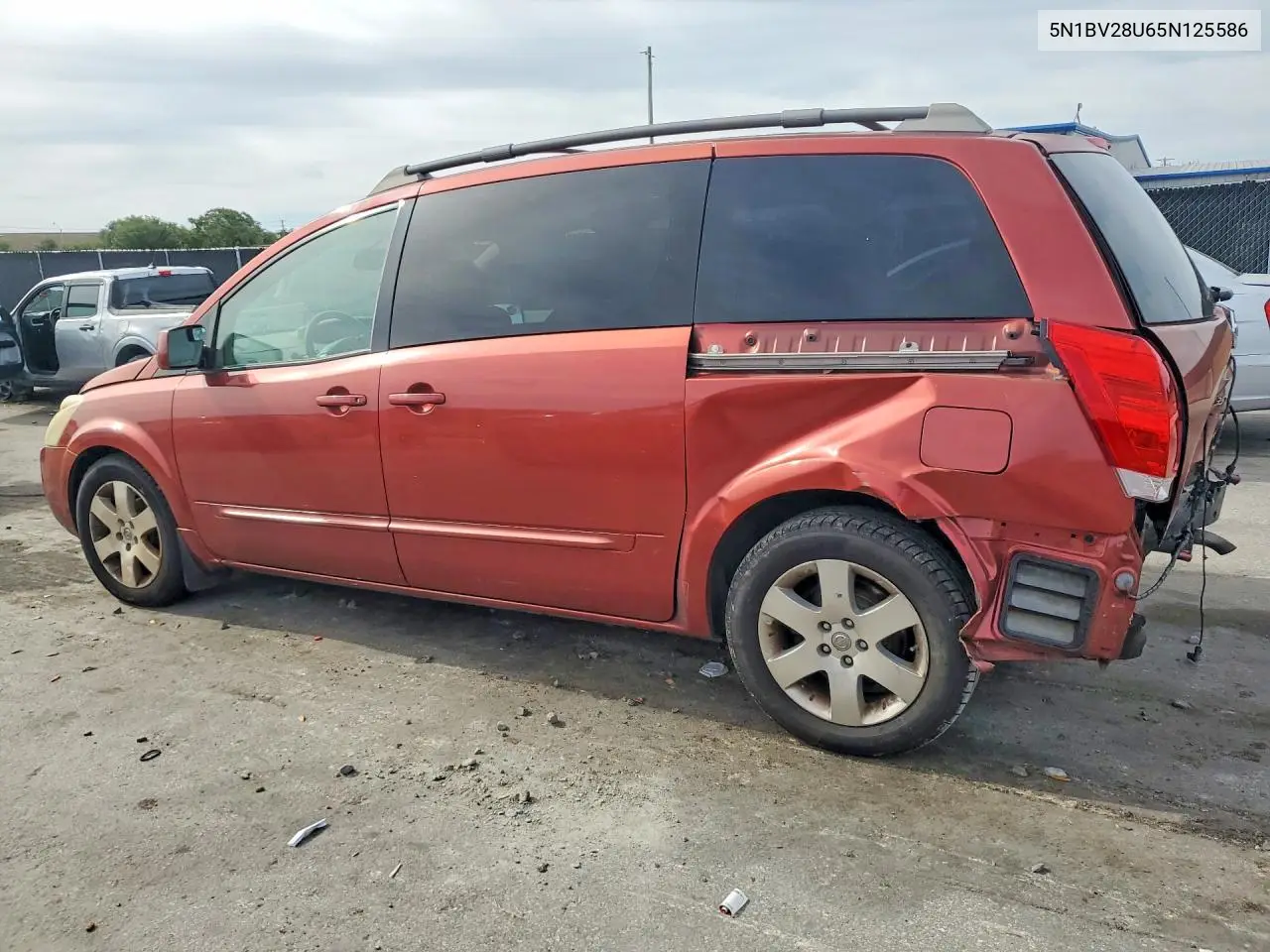 2005 Nissan Quest 3.5 VIN: 5N1BV28U65N125586 Lot: 56045166