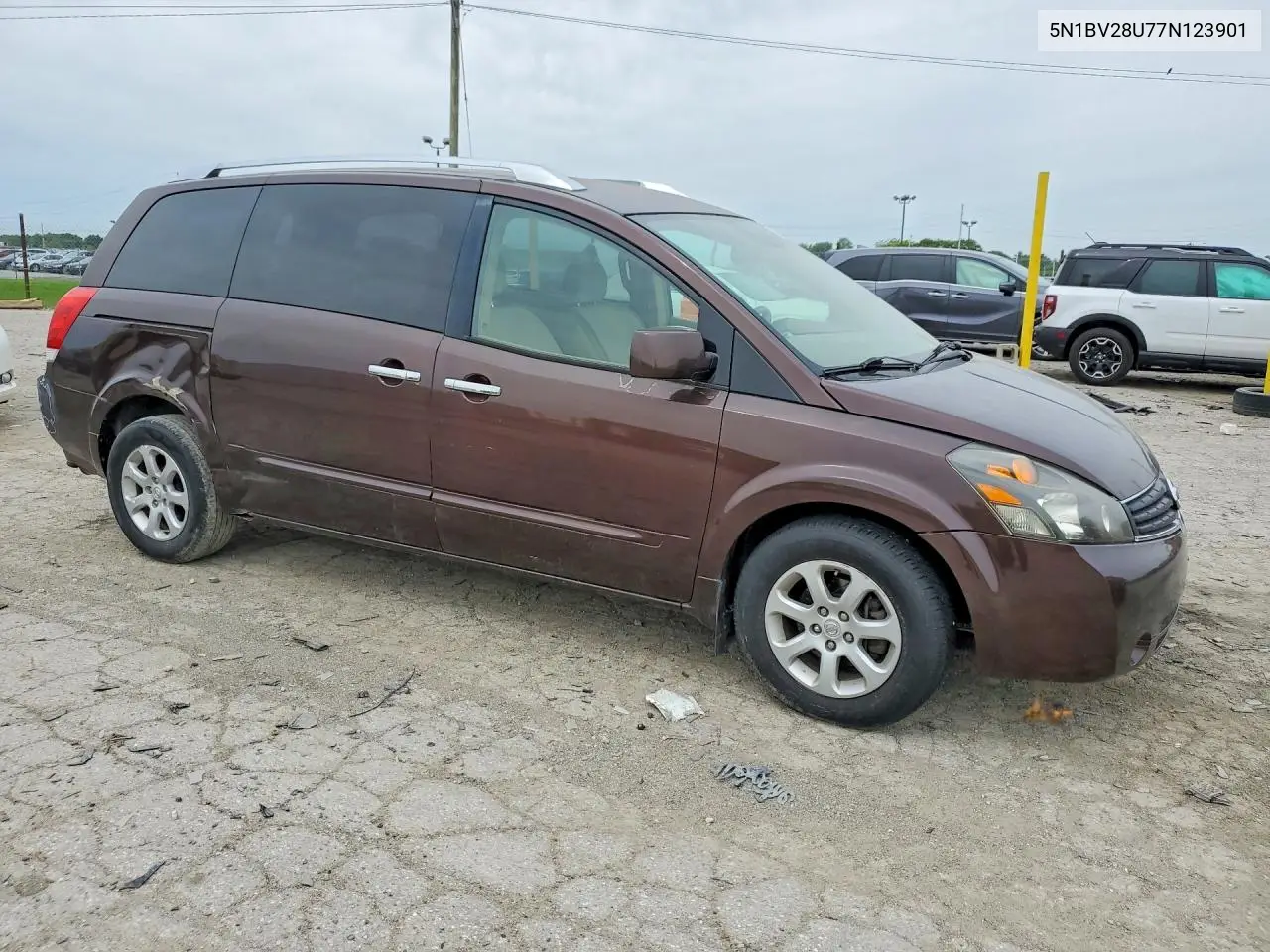 2007 Nissan Quest 3.5 VIN: 5N1BV28U77N123901 Lot: 54366886
