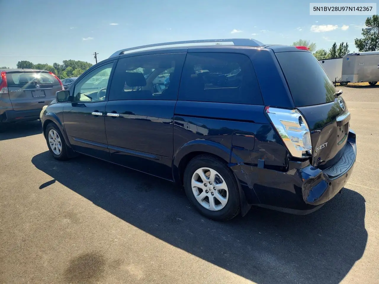 2007 Nissan Quest 3.5 VIN: 5N1BV28U97N142367 Lot: 54944716