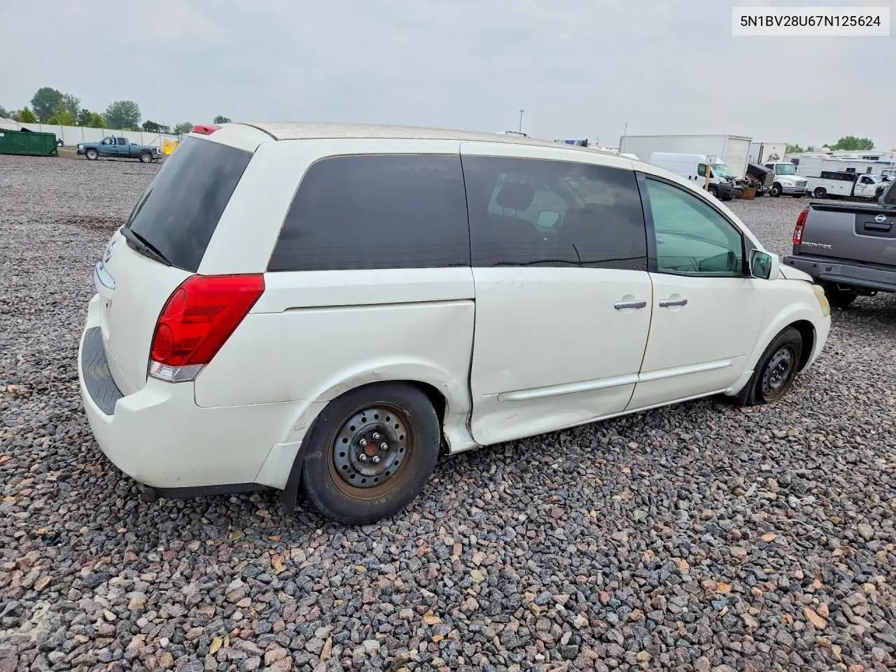 2007 Nissan Quest 3.5 VIN: 5N1BV28U67N125624 Lot: 61901576