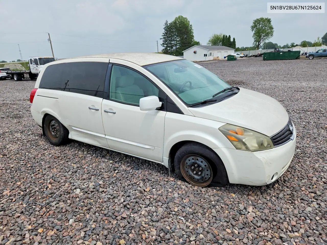 2007 Nissan Quest 3.5 VIN: 5N1BV28U67N125624 Lot: 61901576