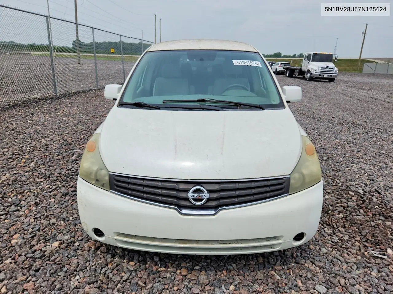 2007 Nissan Quest 3.5 VIN: 5N1BV28U67N125624 Lot: 61901576