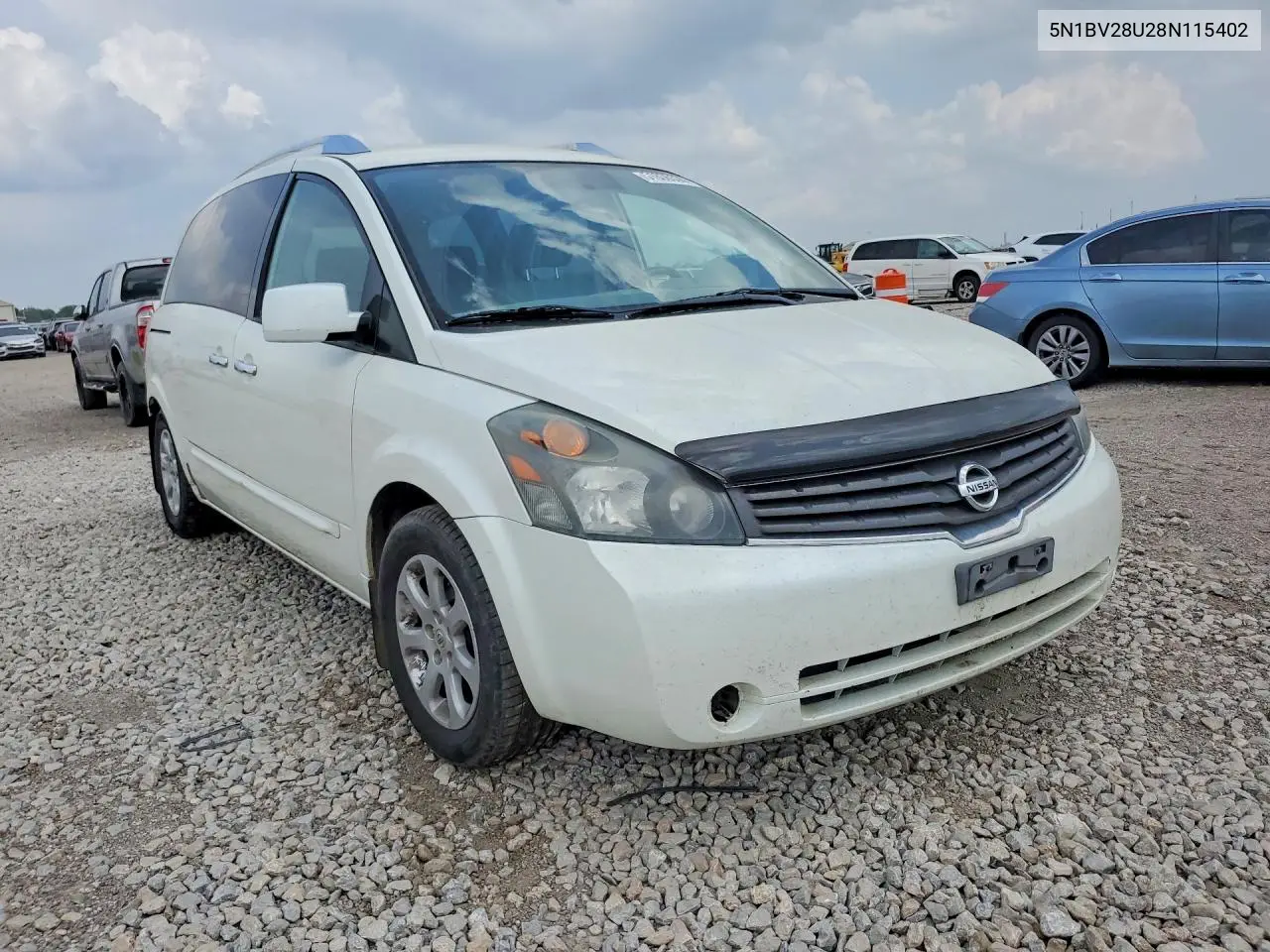 5N1BV28U28N115402 2008 Nissan Quest 3.5
