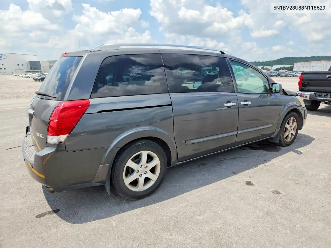 2008 Nissan Quest 3.5 VIN: 5N1BV28U88N118529 Lot: 59867886
