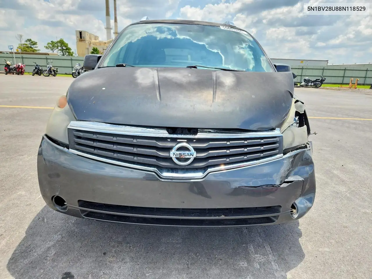 2008 Nissan Quest 3.5 VIN: 5N1BV28U88N118529 Lot: 59867886