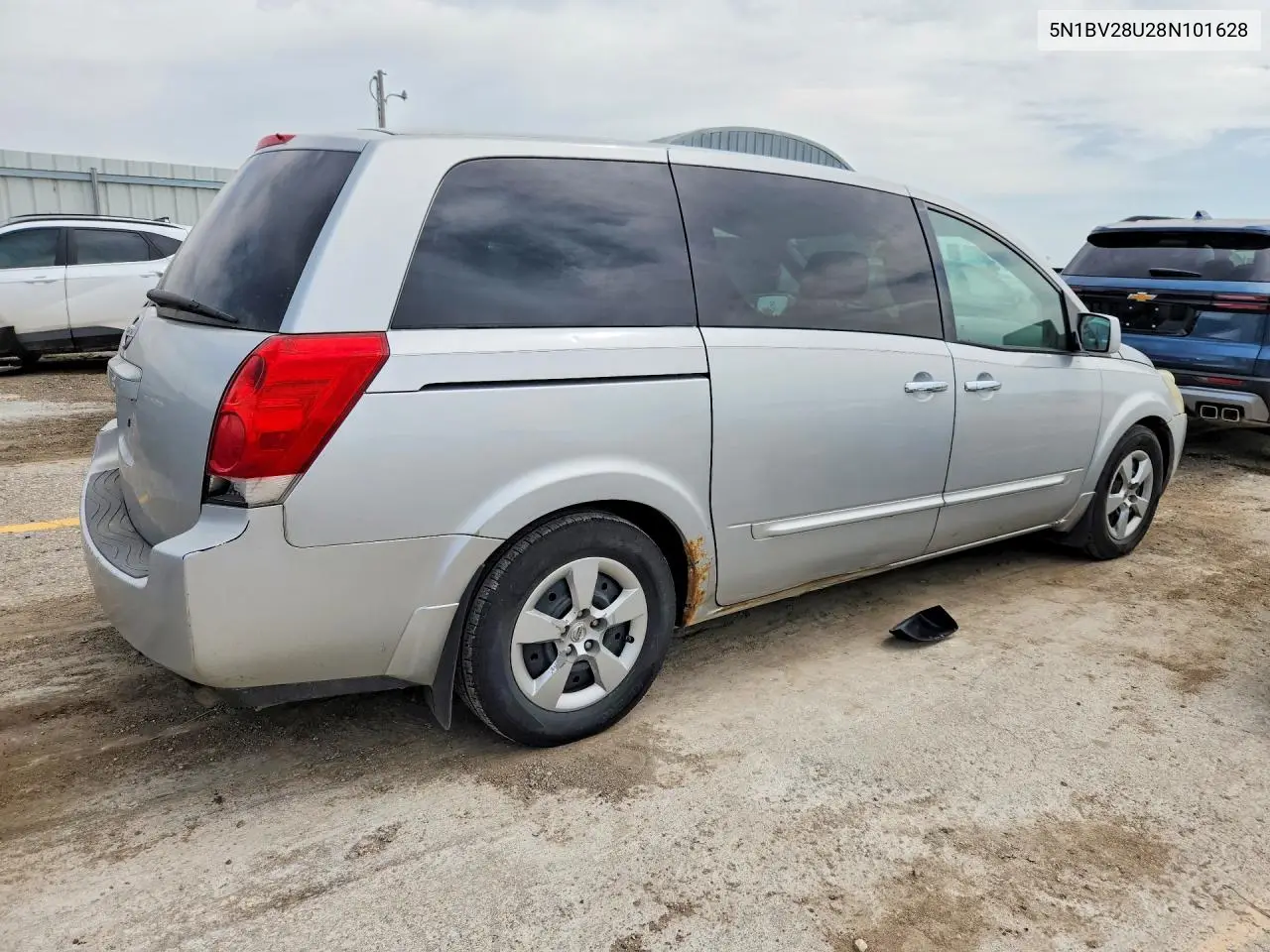2008 Nissan Quest 3.5 VIN: 5N1BV28U28N101628 Lot: 85635415