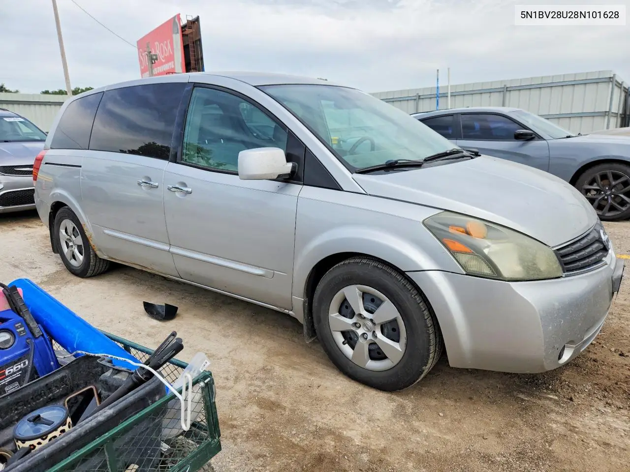 2008 Nissan Quest 3.5 VIN: 5N1BV28U28N101628 Lot: 85635415