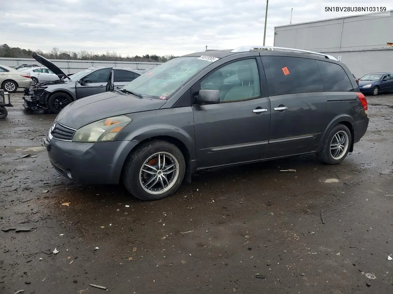 2008 Nissan Quest S VIN: 5N1BV28U38N103159 Lot: 94515305