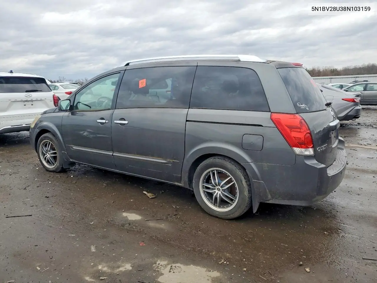 2008 Nissan Quest S VIN: 5N1BV28U38N103159 Lot: 94515305