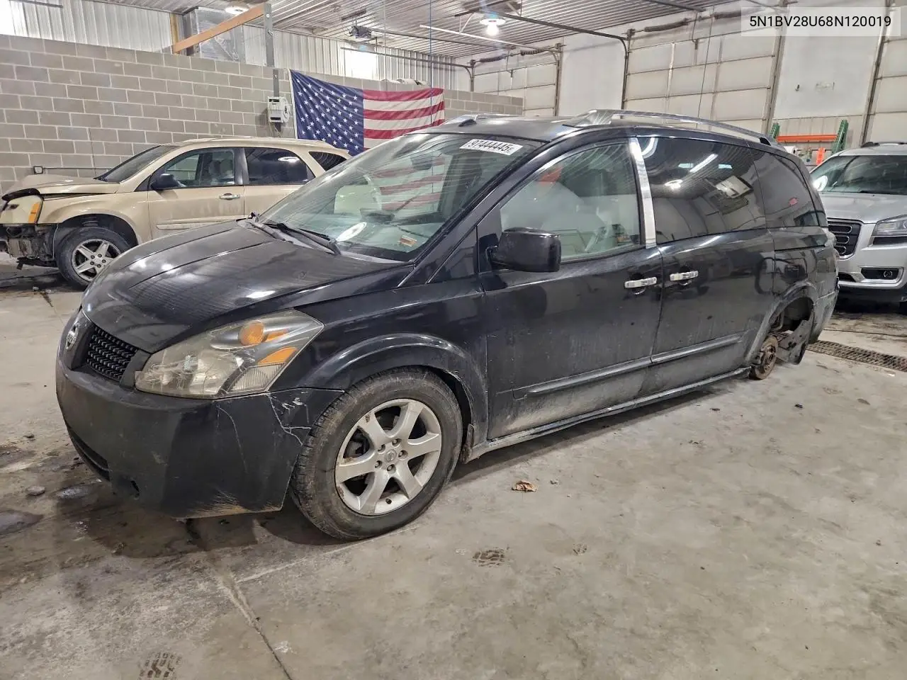 5N1BV28U68N120019 2008 Nissan Quest S
