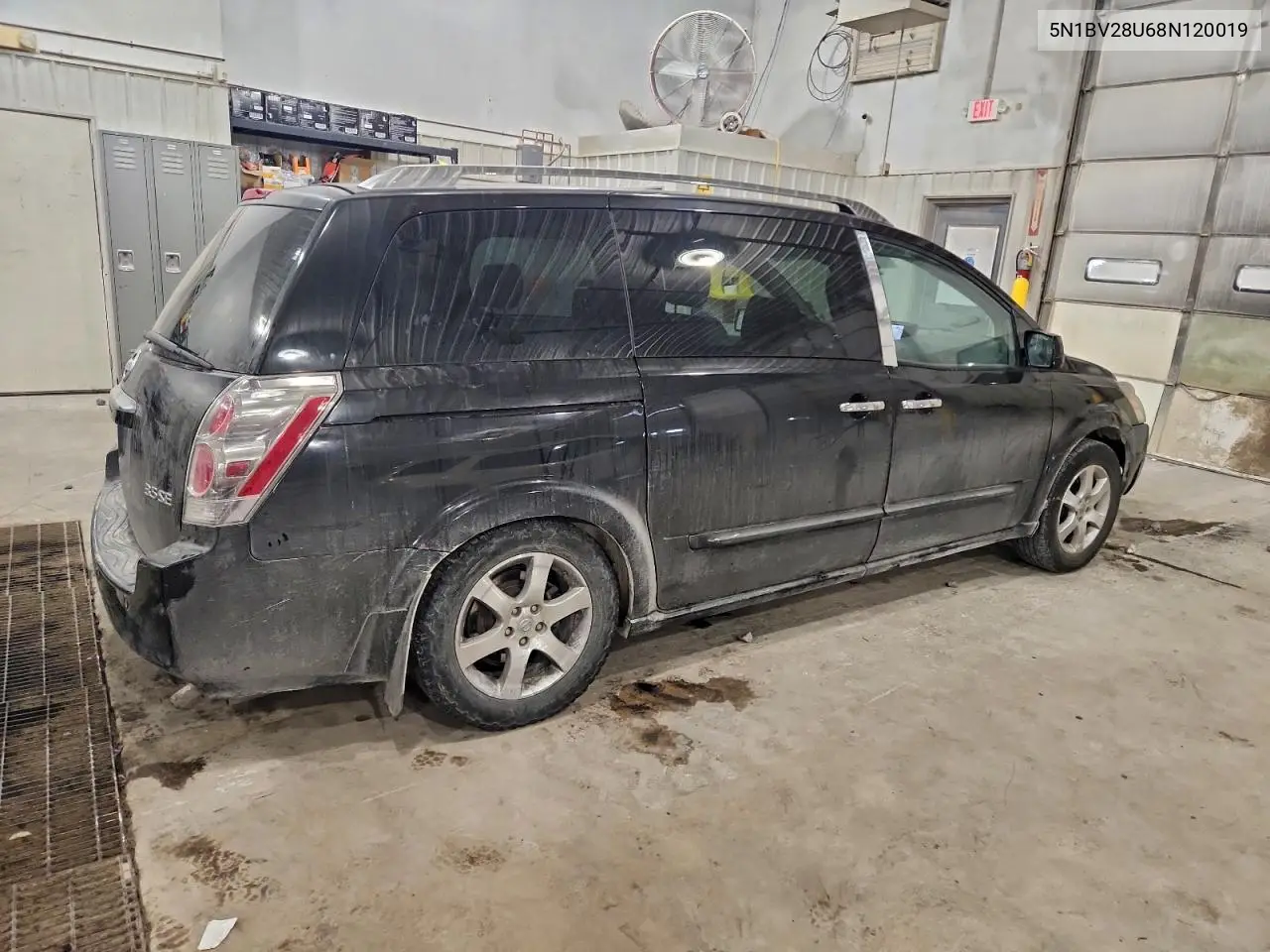 5N1BV28U68N120019 2008 Nissan Quest S