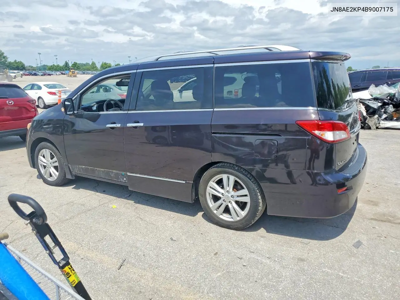 2011 Nissan Quest 3.5 S VIN: JN8AE2KP4B9007175 Lot: 56296826