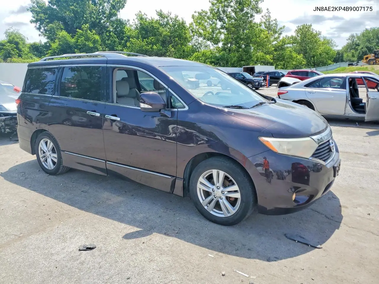 2011 Nissan Quest 3.5 S VIN: JN8AE2KP4B9007175 Lot: 56296826