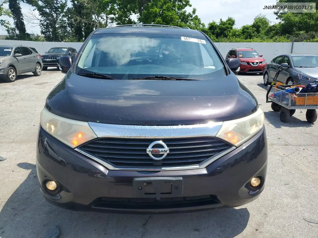 2011 Nissan Quest 3.5 S VIN: JN8AE2KP4B9007175 Lot: 56296826