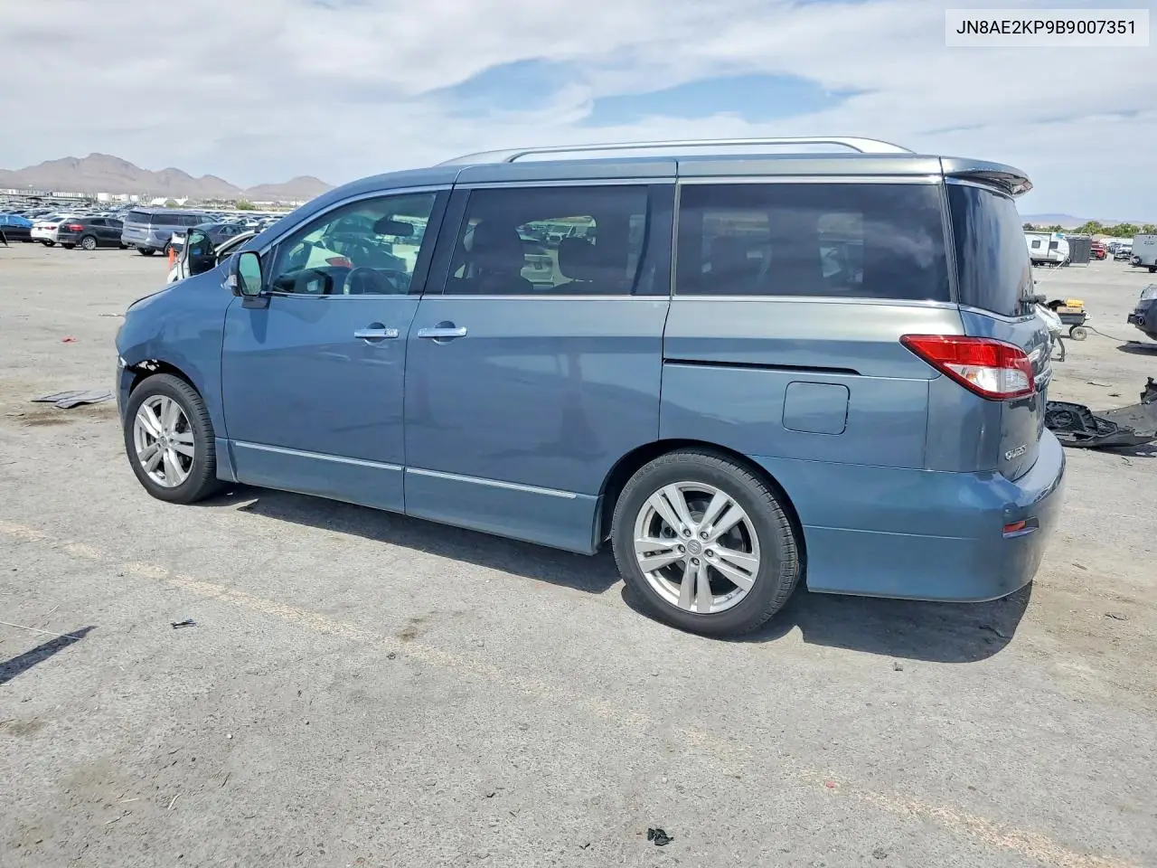 2011 Nissan Quest 3.5 S VIN: JN8AE2KP9B9007351 Lot: 56537716