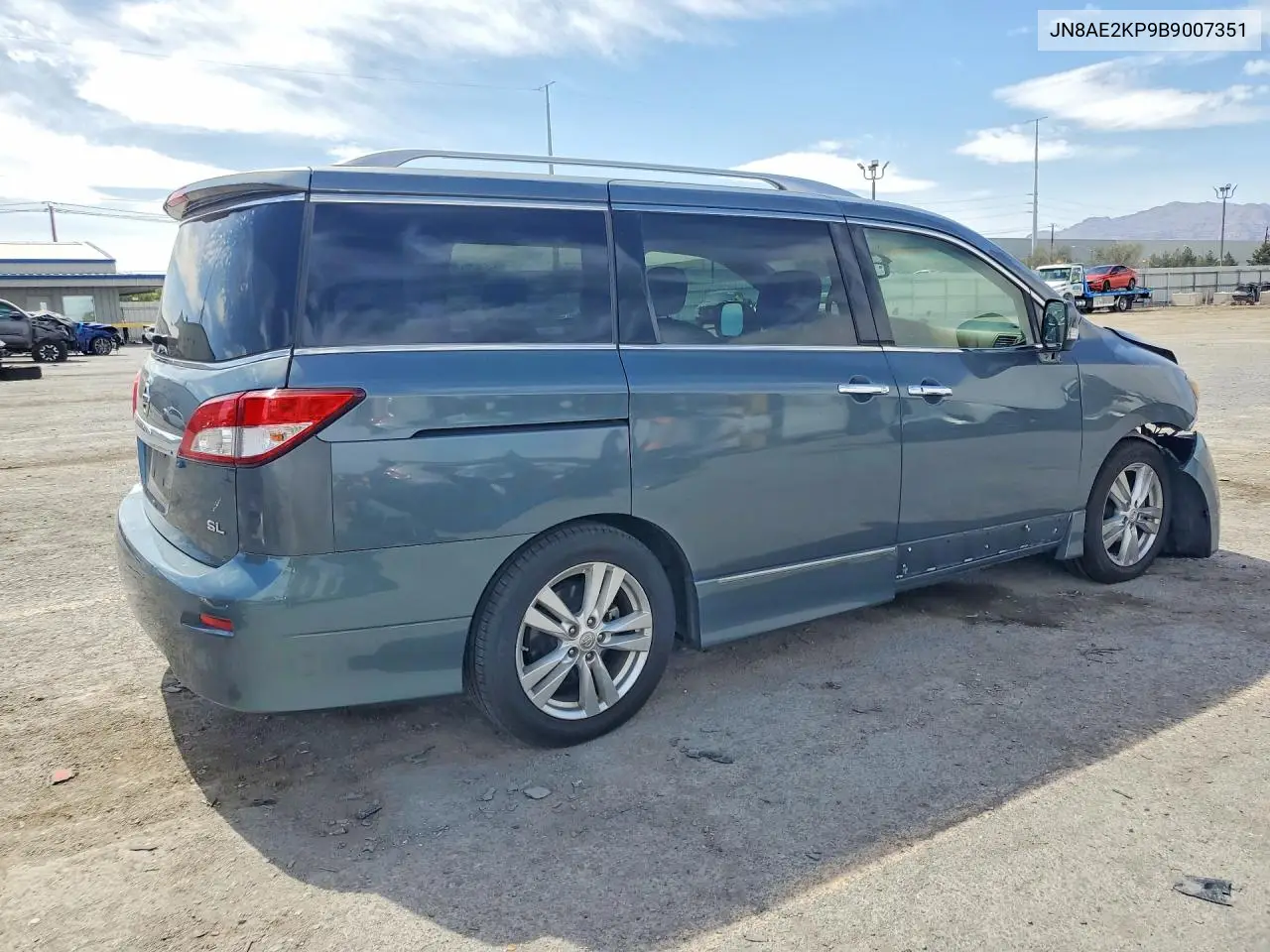 2011 Nissan Quest 3.5 S VIN: JN8AE2KP9B9007351 Lot: 56537716