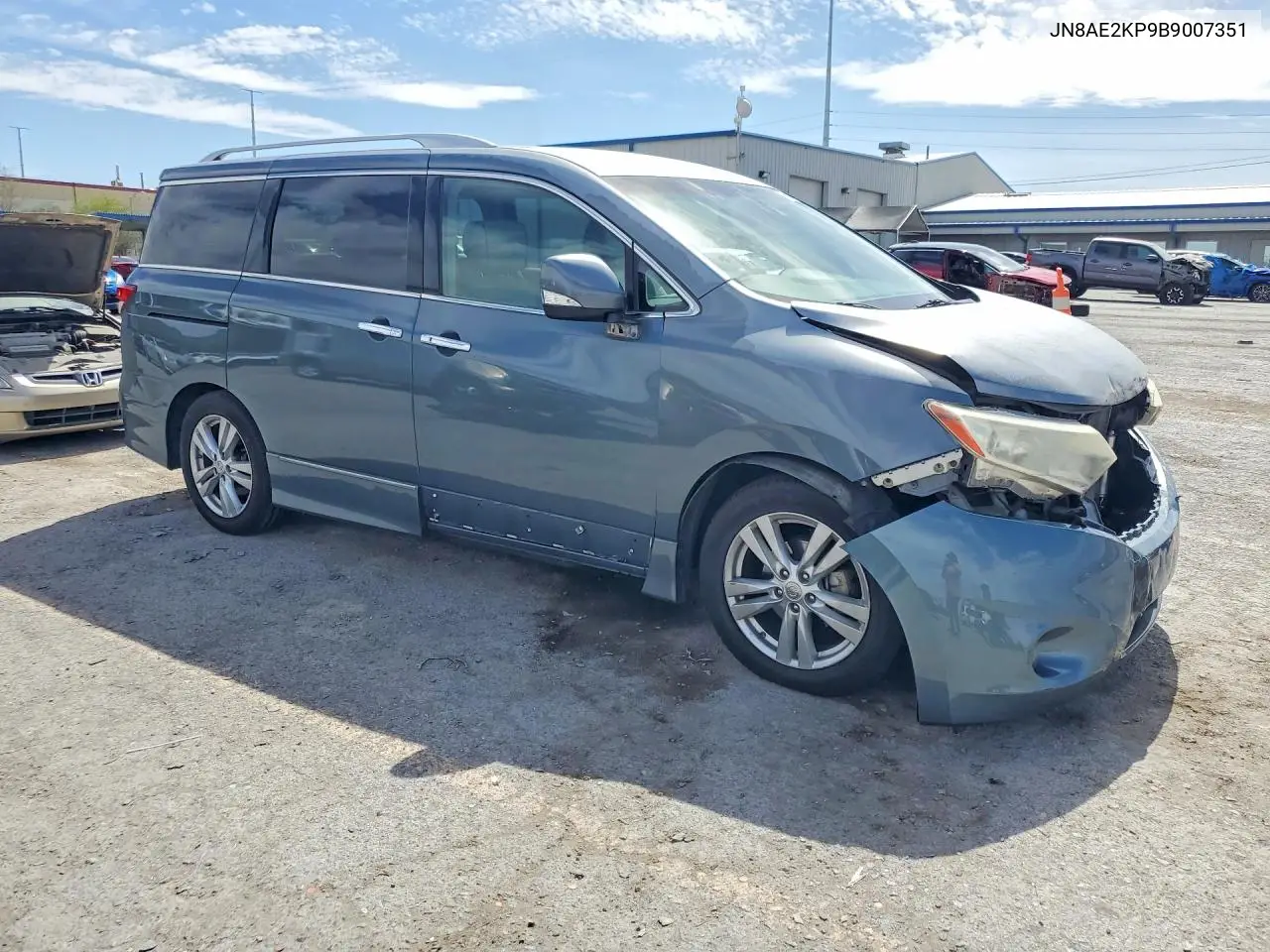 2011 Nissan Quest 3.5 S VIN: JN8AE2KP9B9007351 Lot: 56537716