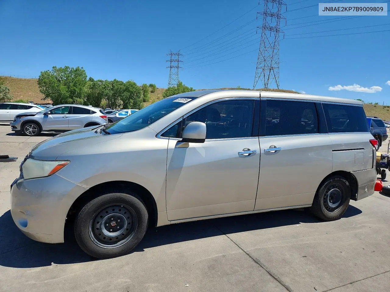 2011 Nissan Quest 3.5 S VIN: JN8AE2KP7B9009809 Lot: 57835156