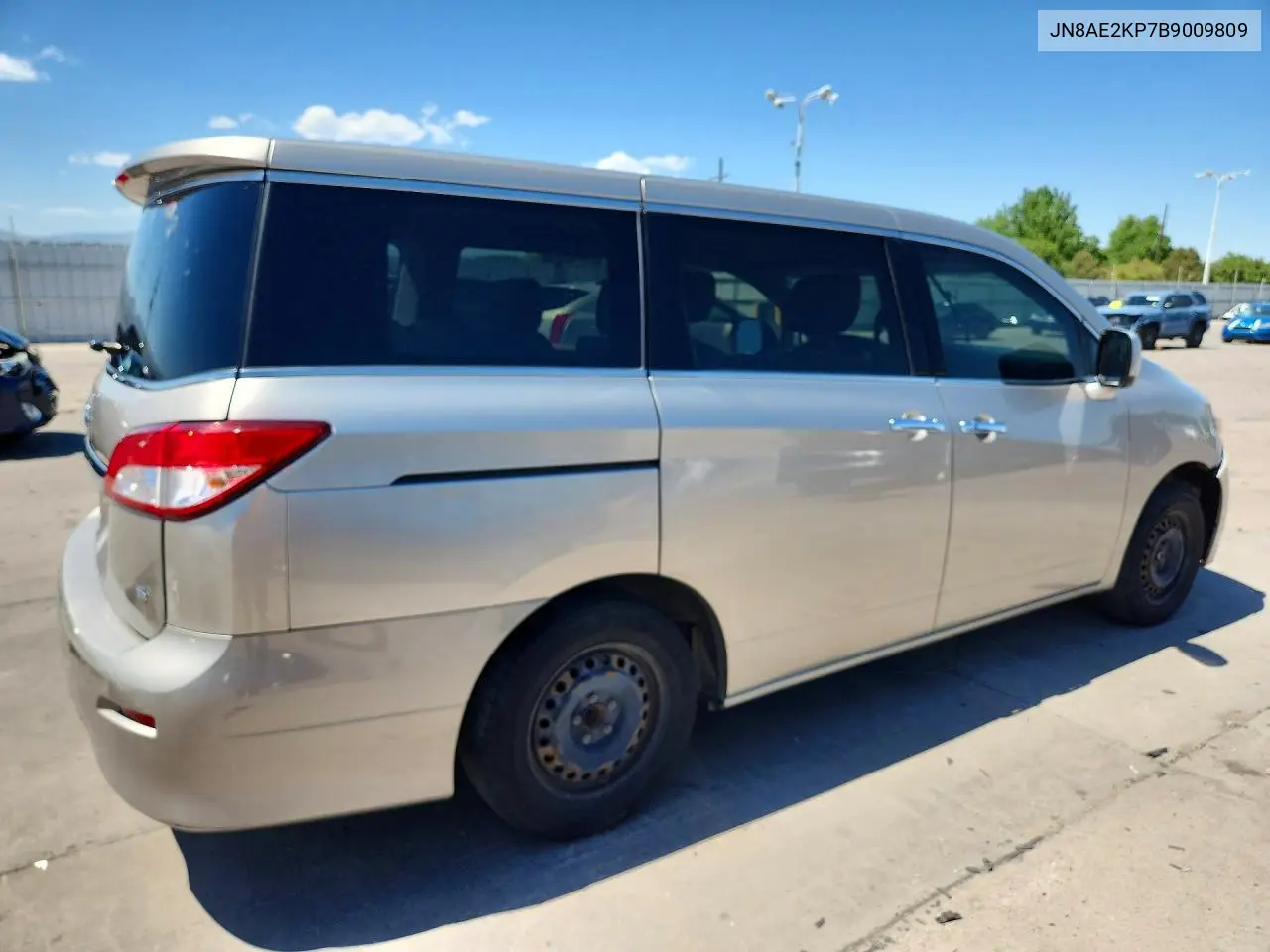 2011 Nissan Quest 3.5 S VIN: JN8AE2KP7B9009809 Lot: 57835156