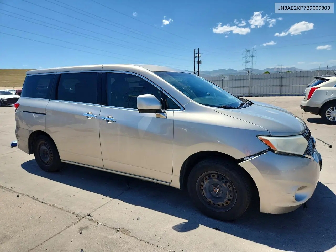 2011 Nissan Quest 3.5 S VIN: JN8AE2KP7B9009809 Lot: 57835156