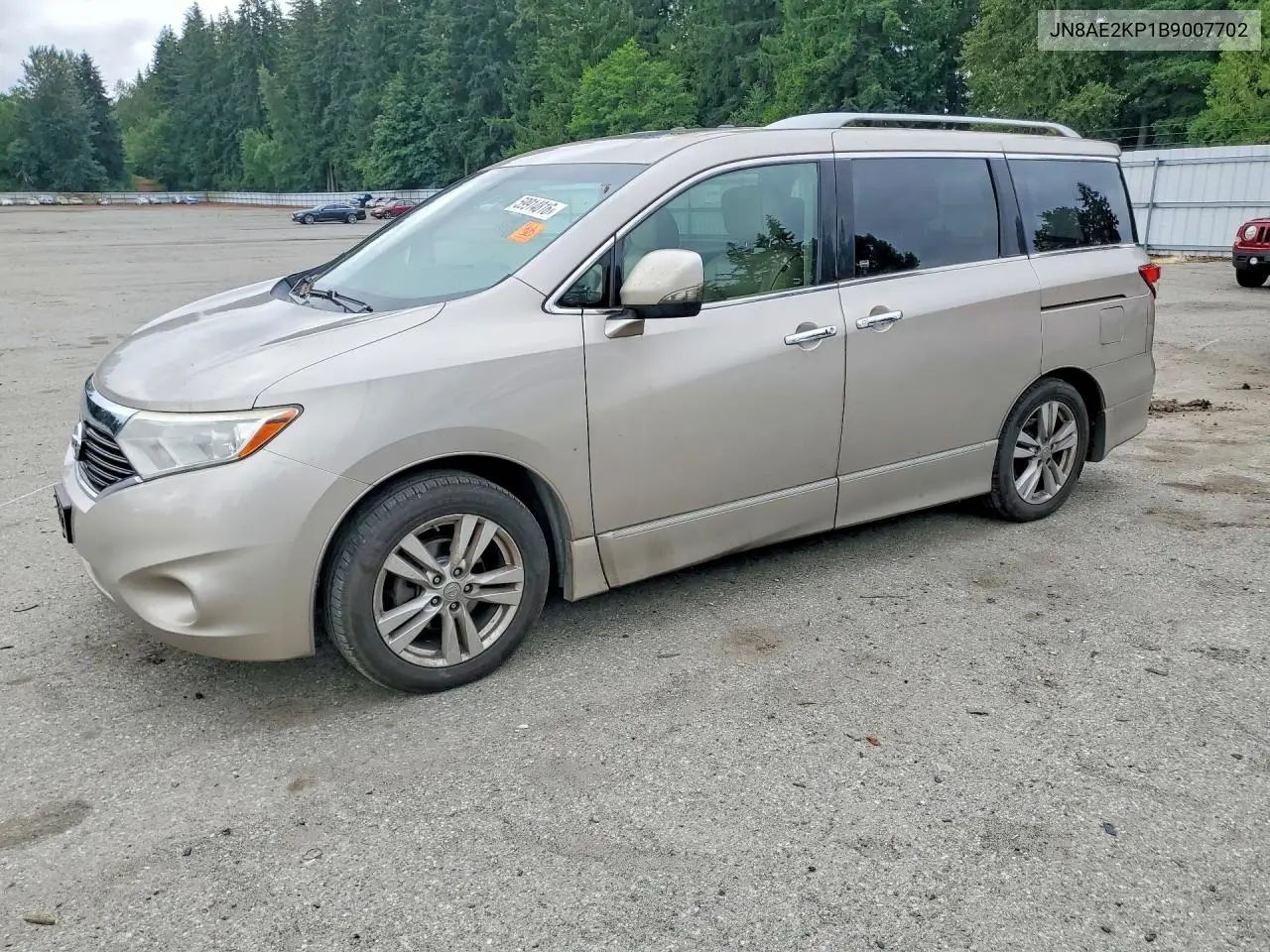 2011 Nissan Quest 3.5 S VIN: JN8AE2KP1B9007702 Lot: 59914816