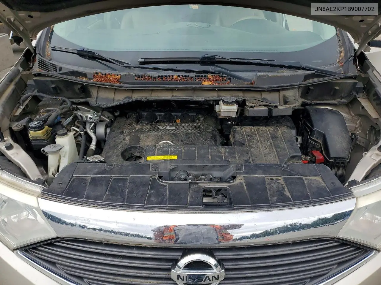 2011 Nissan Quest 3.5 S VIN: JN8AE2KP1B9007702 Lot: 59914816