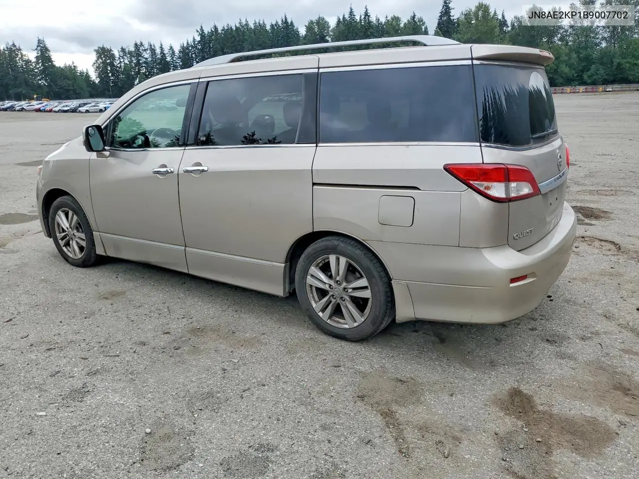 2011 Nissan Quest 3.5 S VIN: JN8AE2KP1B9007702 Lot: 59914816