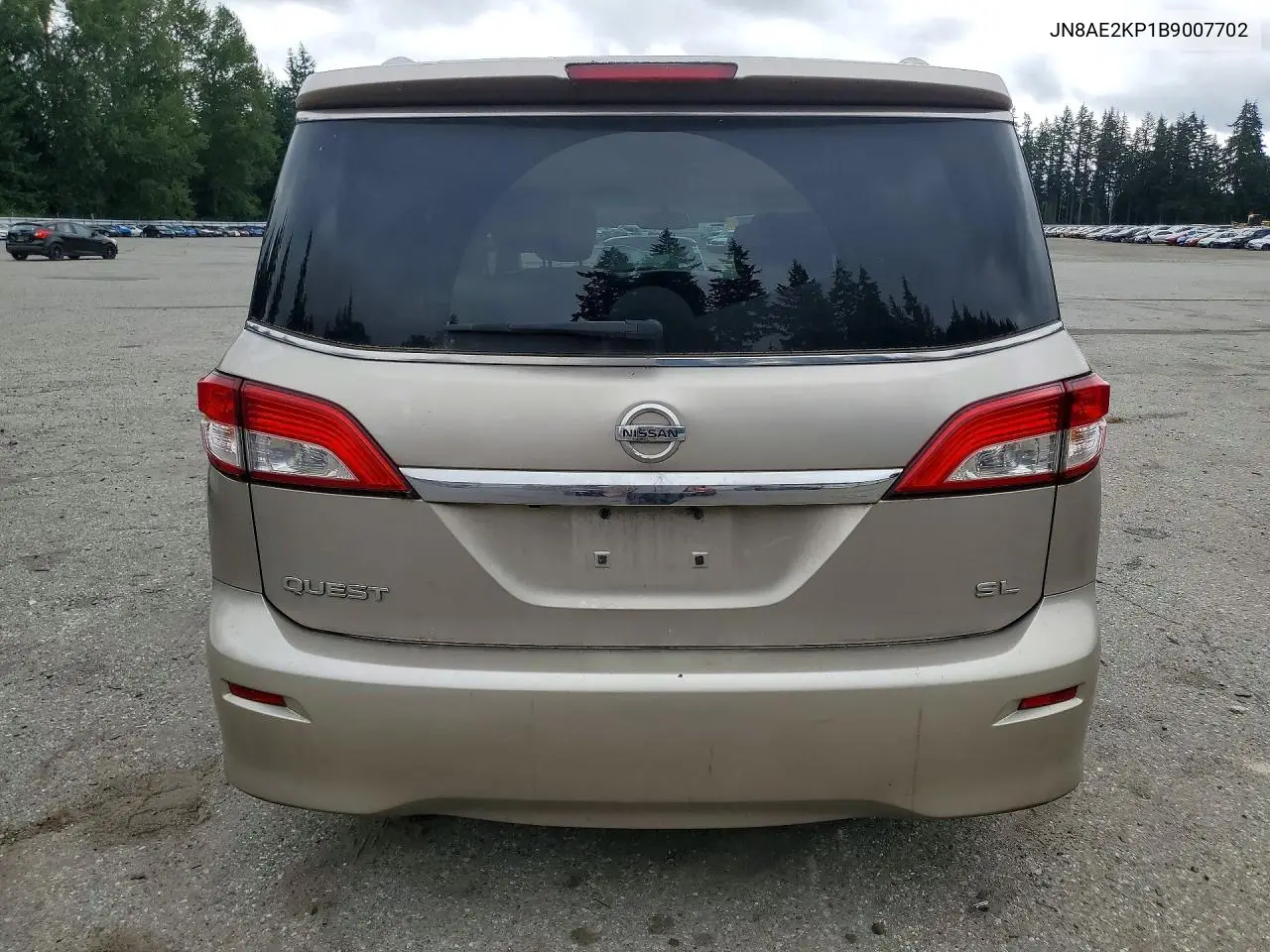 2011 Nissan Quest 3.5 S VIN: JN8AE2KP1B9007702 Lot: 59914816