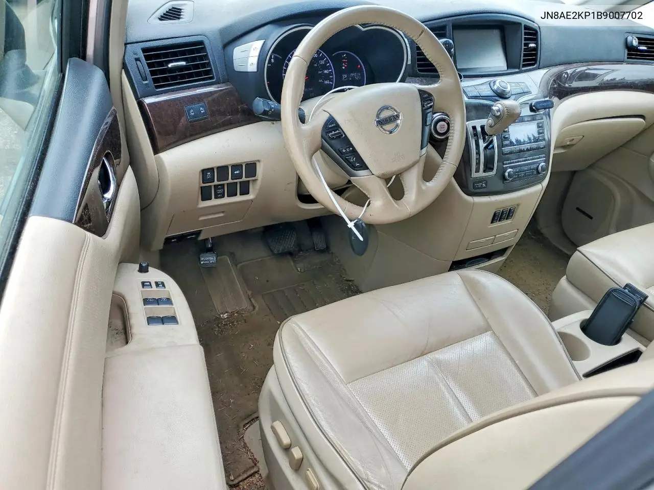 2011 Nissan Quest 3.5 S VIN: JN8AE2KP1B9007702 Lot: 59914816