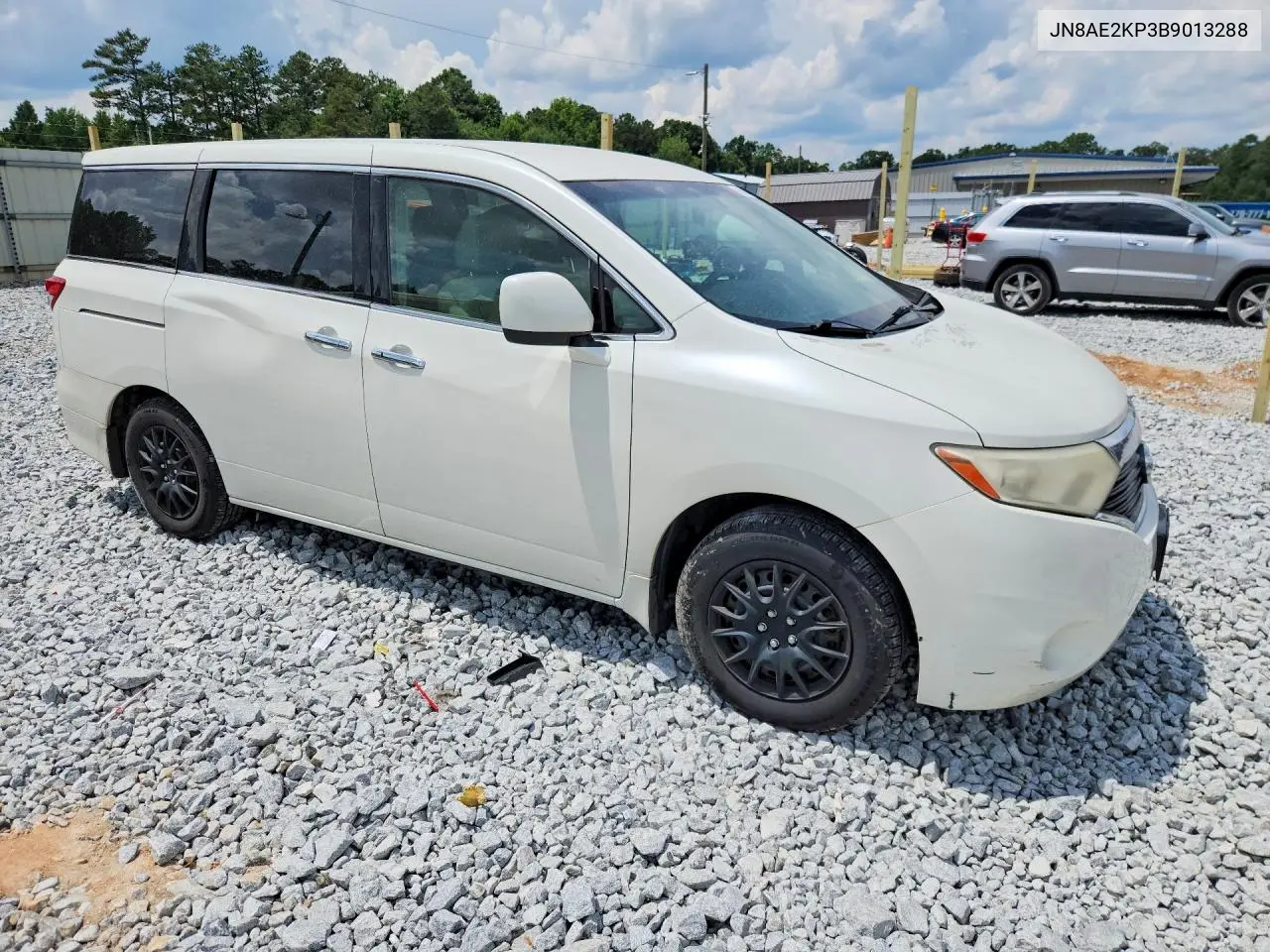 2011 Nissan Quest S/Sv/Sl/Le VIN: JN8AE2KP3B9013288 Lot: 60484216
