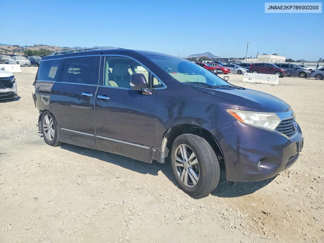 2011 Nissan Quest 3.5 S VIN: JN8AE2KP7B9002200 Lot: 60484676