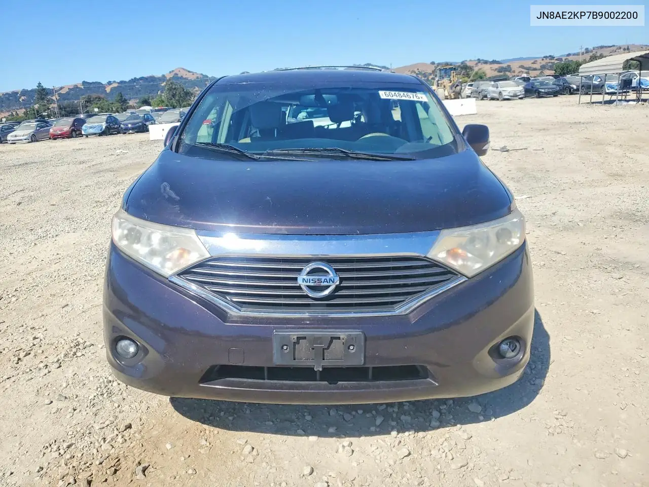 2011 Nissan Quest 3.5 S VIN: JN8AE2KP7B9002200 Lot: 60484676