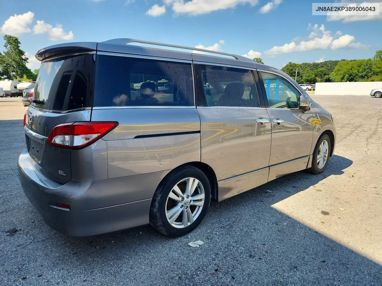 2011 Nissan Quest S VIN: JN8AE2KP3B9006034 Lot: 60494796