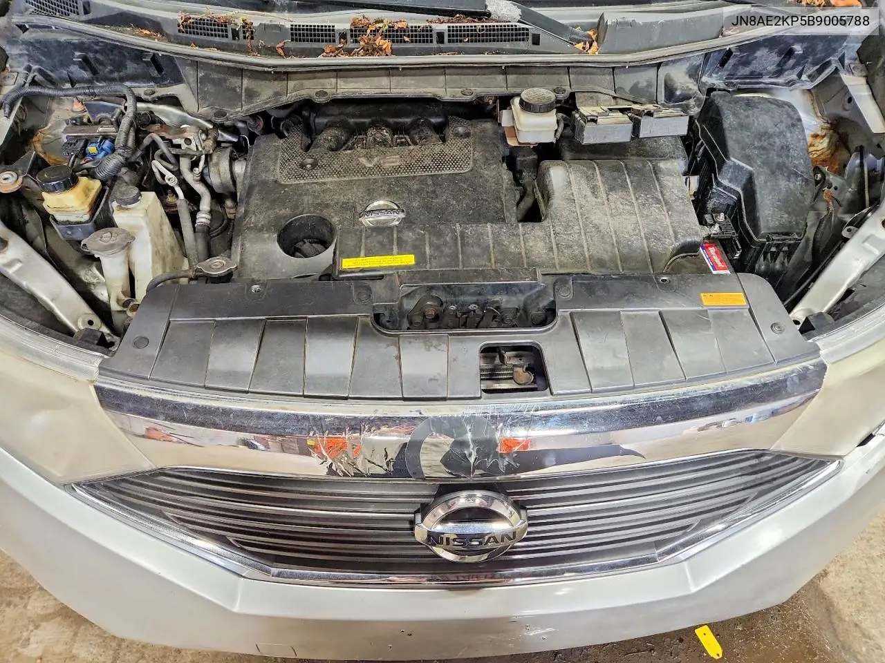 2011 Nissan Quest 3.5 S VIN: JN8AE2KP5B9005788 Lot: 61690506