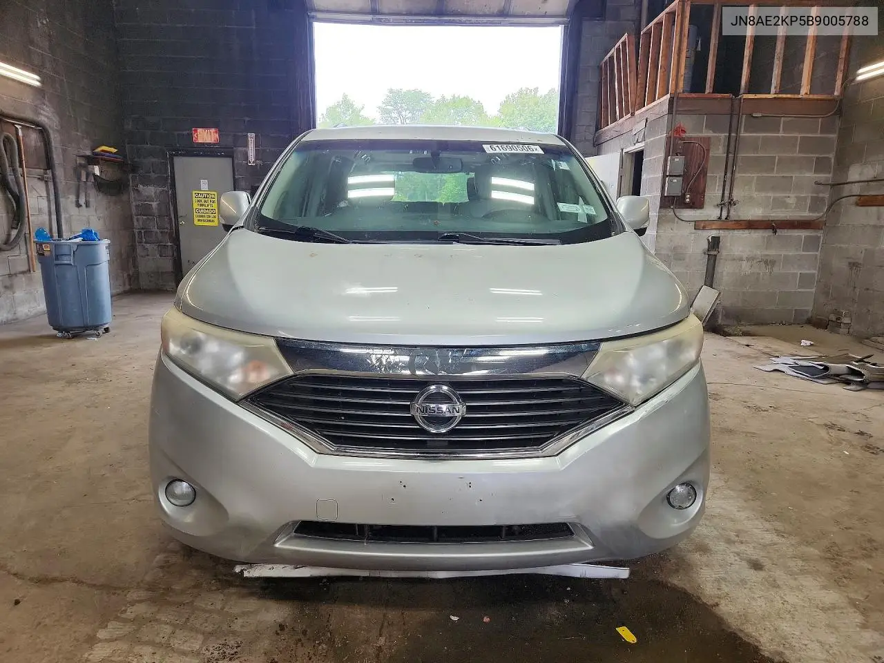 2011 Nissan Quest 3.5 S VIN: JN8AE2KP5B9005788 Lot: 61690506