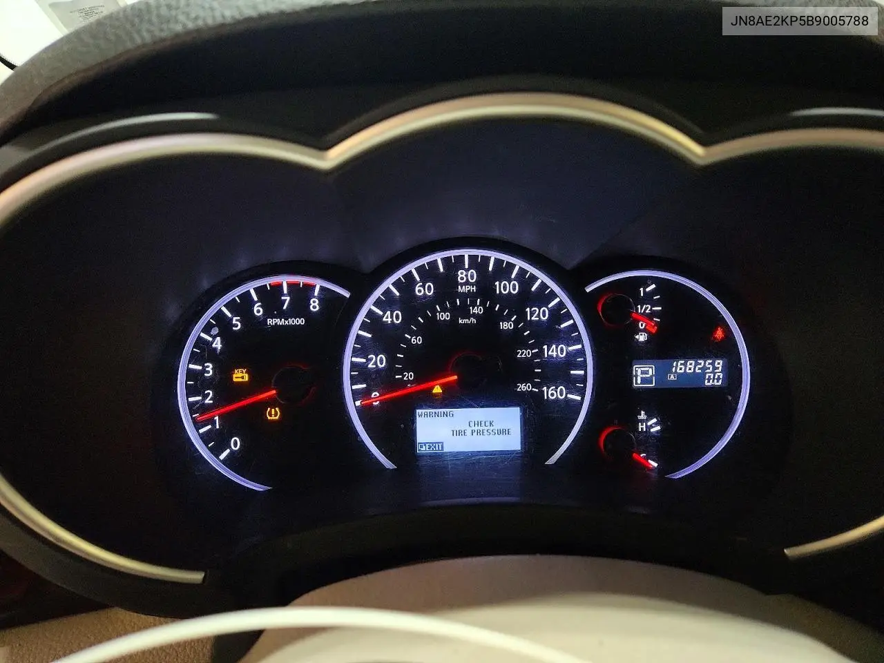 2011 Nissan Quest 3.5 S VIN: JN8AE2KP5B9005788 Lot: 61690506