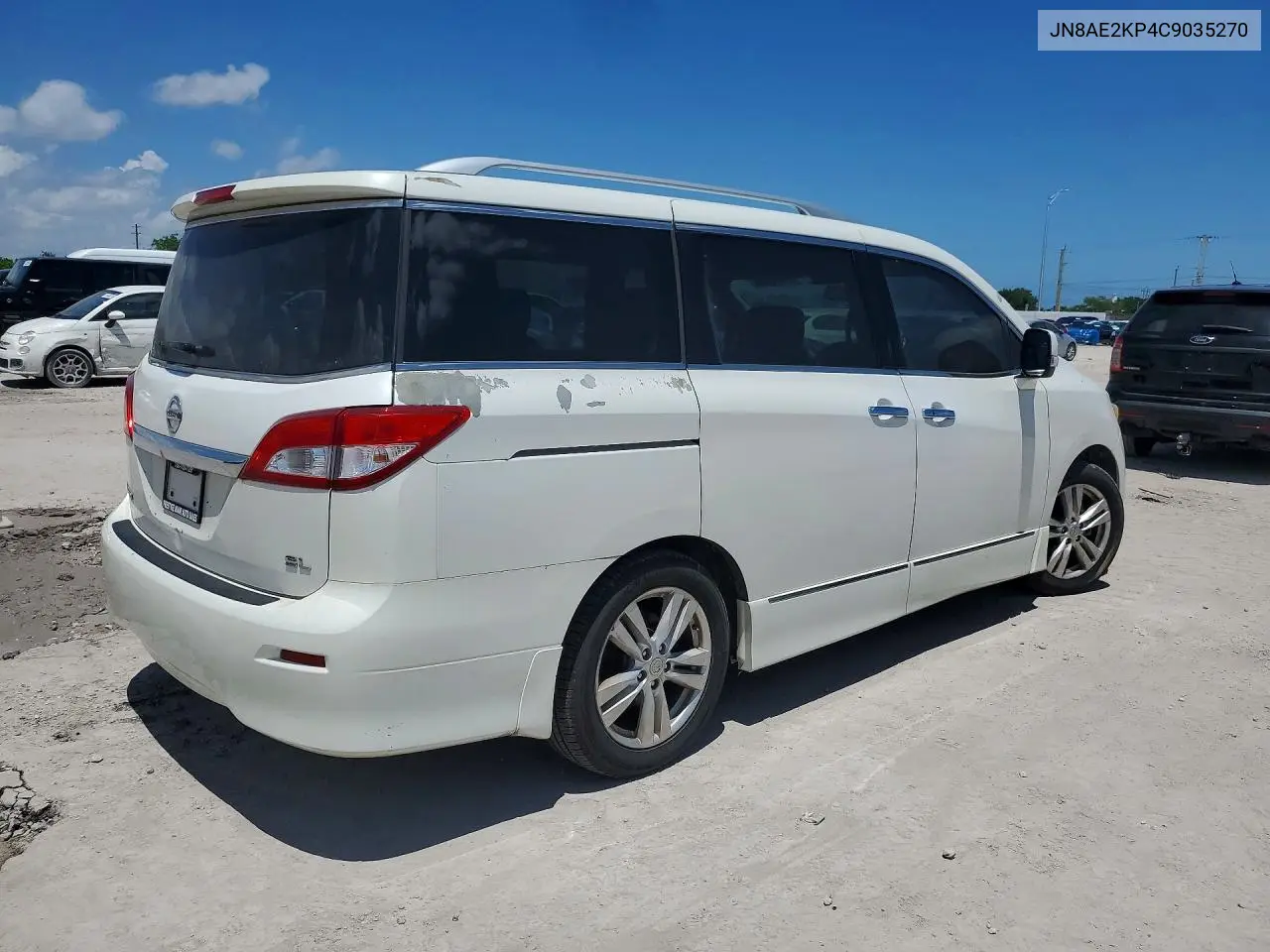 2012 Nissan Quest 3.5 S VIN: JN8AE2KP4C9035270 Lot: 51696556