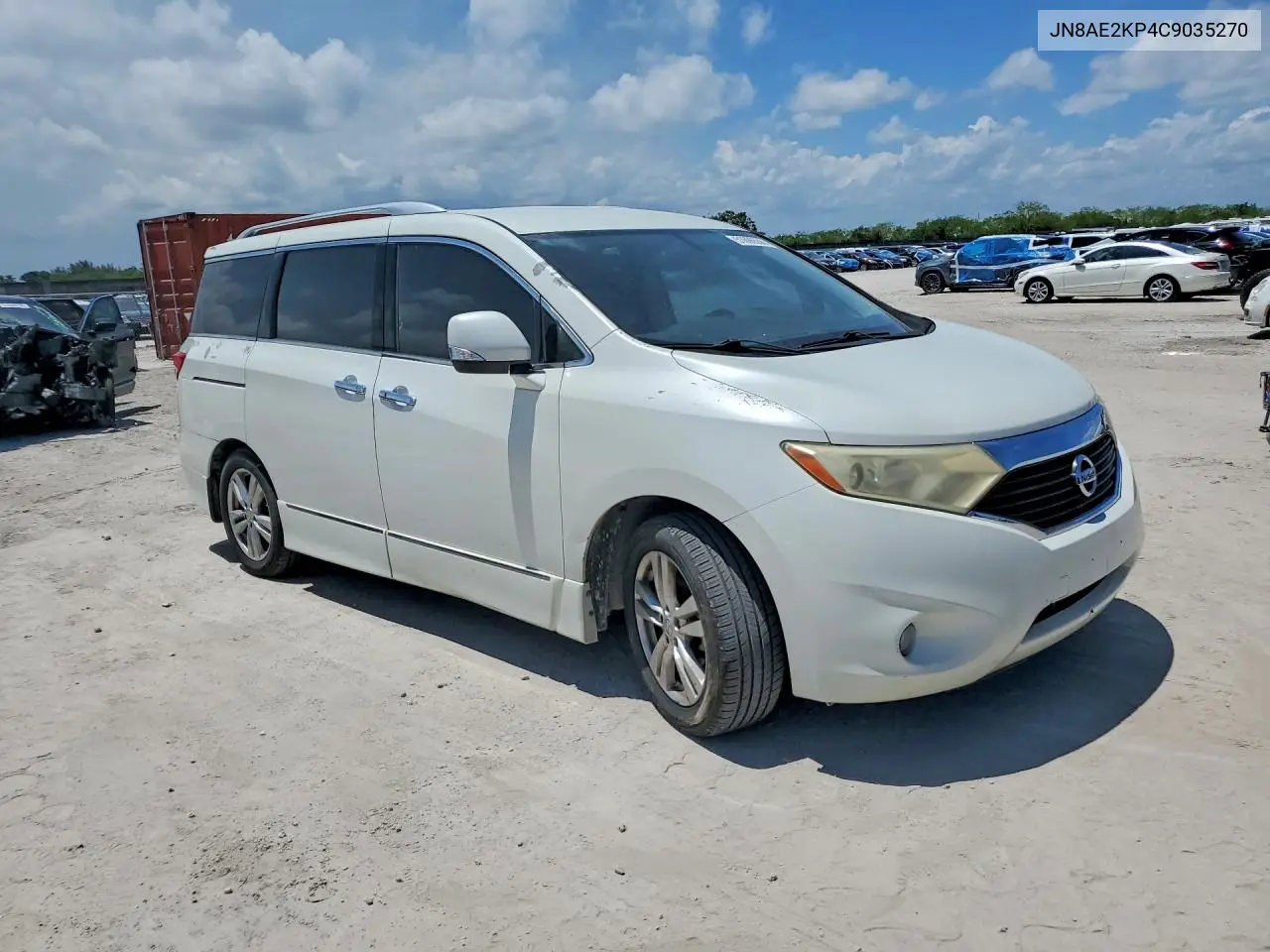 2012 Nissan Quest 3.5 S VIN: JN8AE2KP4C9035270 Lot: 51696556