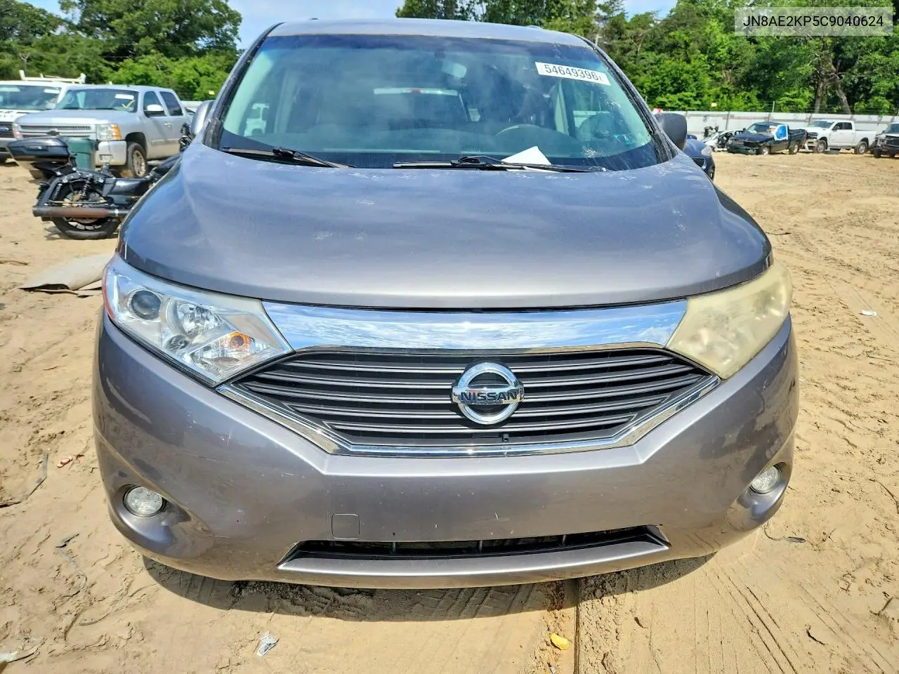2012 Nissan Quest 3.5 S VIN: JN8AE2KP5C9040624 Lot: 54649396