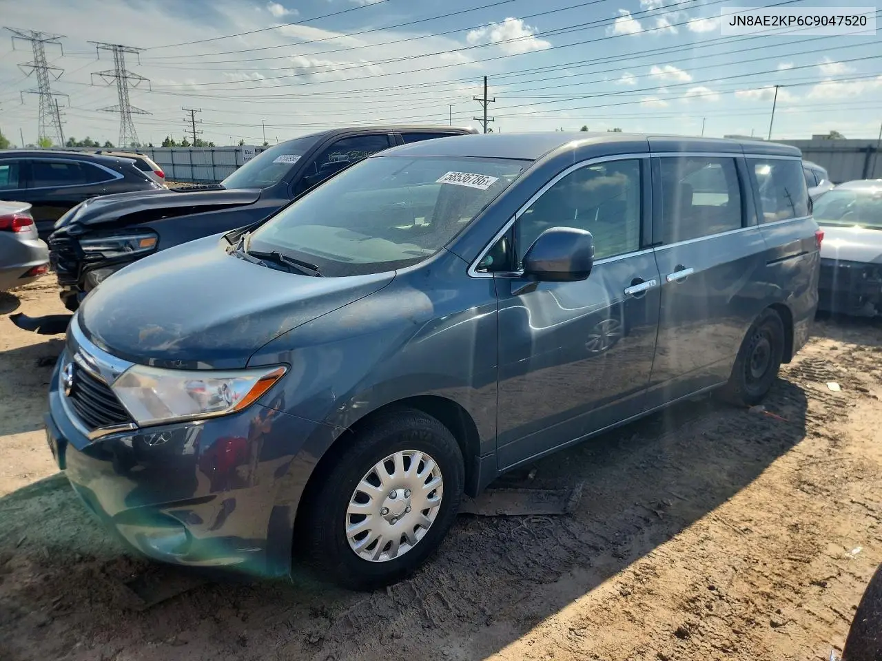 2012 Nissan Quest 3.5 S VIN: JN8AE2KP6C9047520 Lot: 58536786